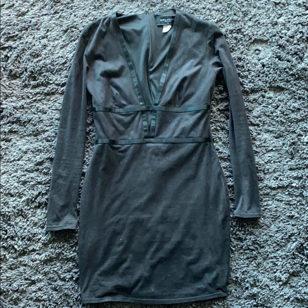 Velvet Black Cocktail Dress